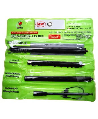 <b>COMET HFJ-350M </b> <br> Portable HF Antenne <br> <b> 1,8 tot 52MHz <br> PL-Connector </b>